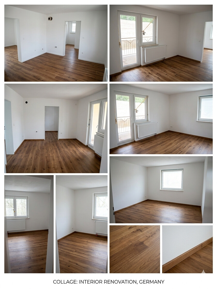 Wohnung Maisonette Küche + 3 Zimmer